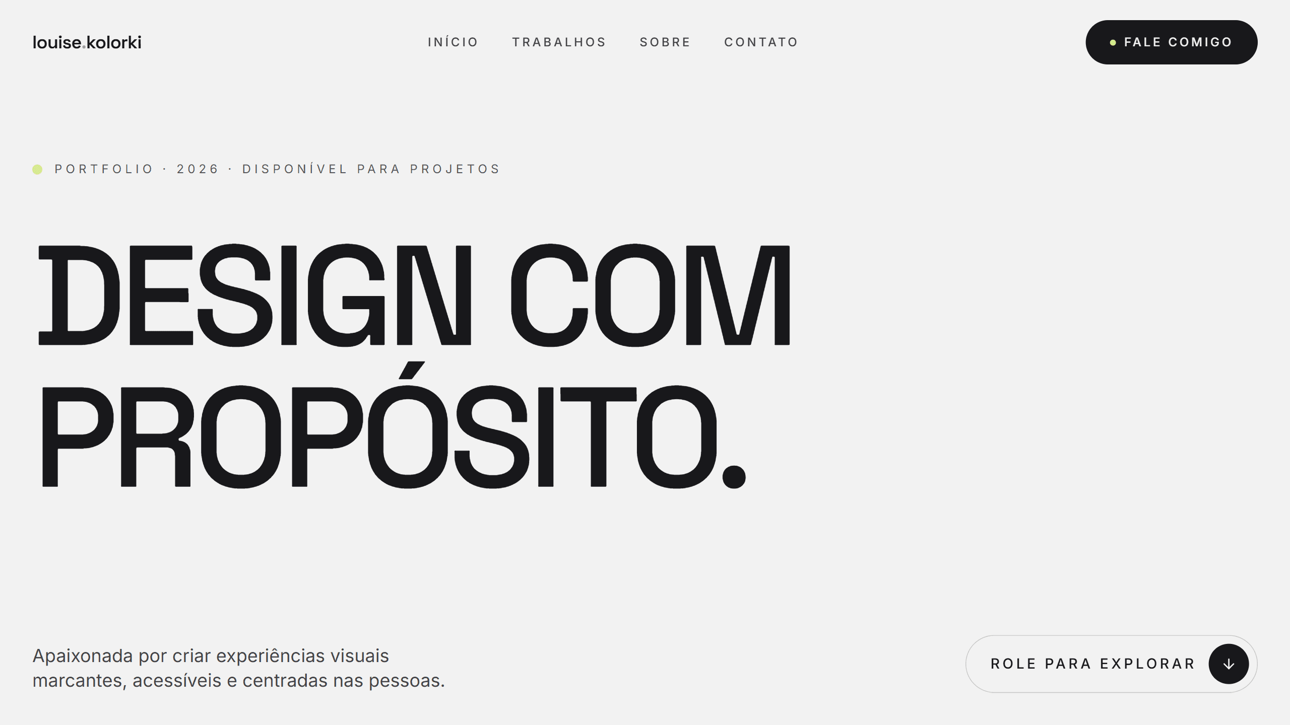Preview do projeto Louise Kolorki